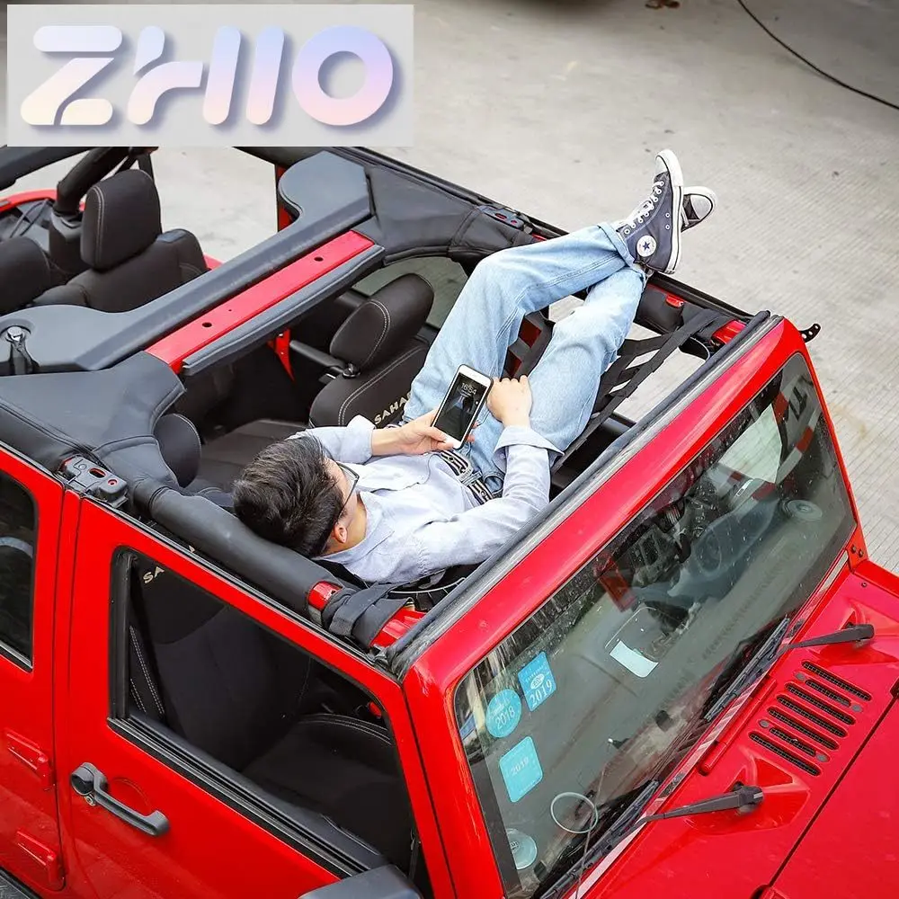 Фото Сетка-органайзер FIT Mesh для багажника на крышу, для Jeep Wrangler YJ TJ JK JL и Gladiator JT 1987-2023 годов выпуска №2
