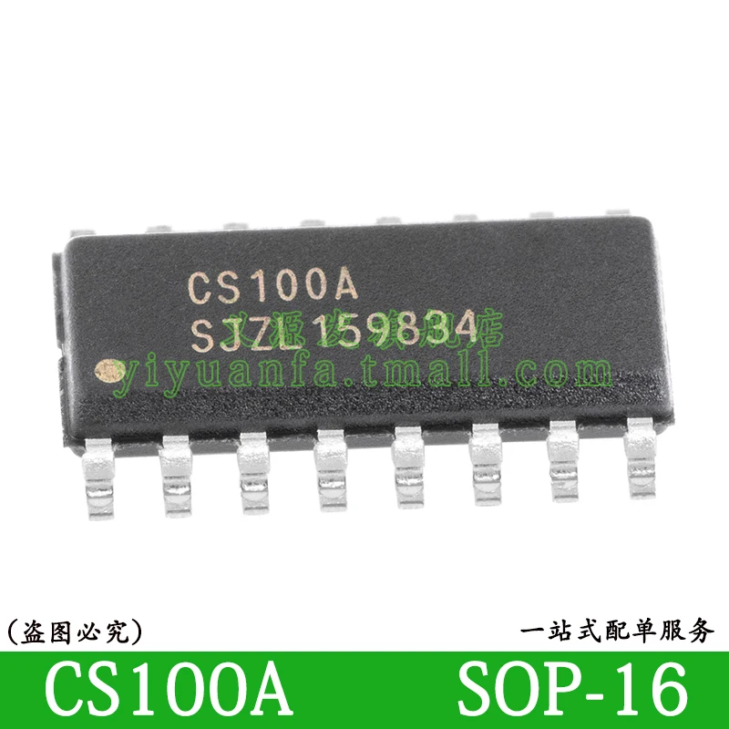 CS100 CS100A SMD 5PCS SOP-16 Industrial Ultrasonic Ranging Chip Brand New IC Wide Voltage 3V-5.5V | Transistors