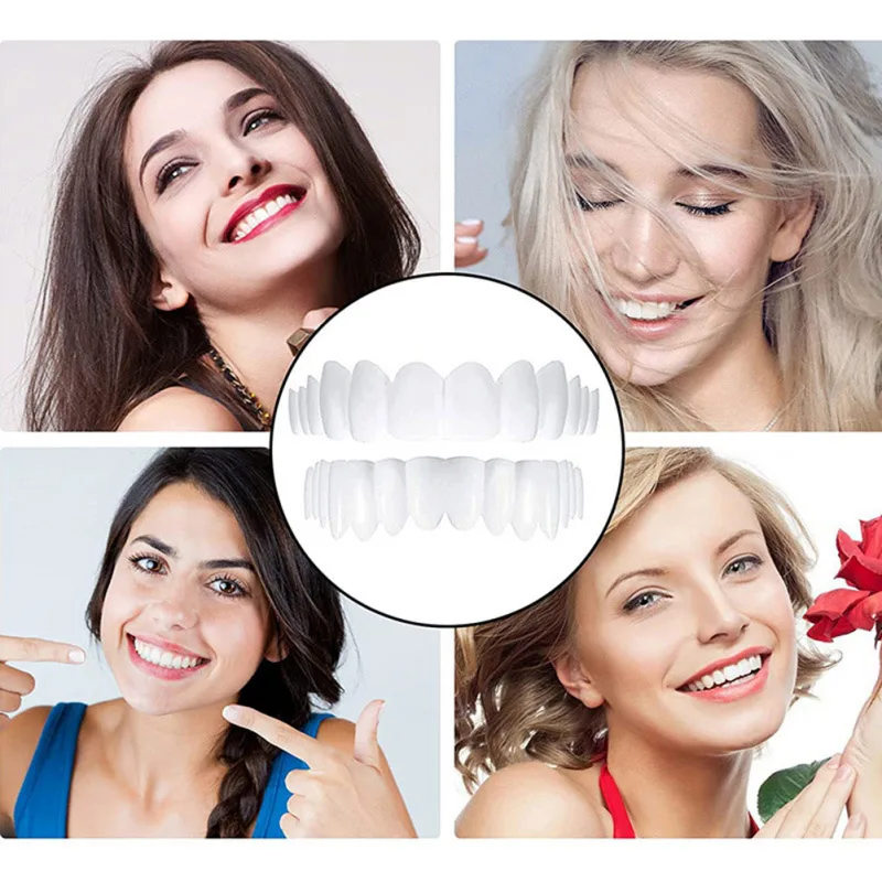 Силиконовые виниры зубные приборы регулируемый фиксатор для ложных зубов