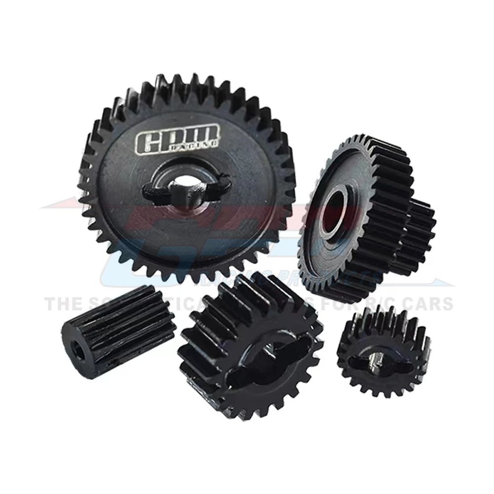 

GPM Metal Steel Centre Transmission Gear Set AXI212008 for AXIAL 1/18 UTB18 CAPRA 4WD AXI01002 RC Crawler Car Upgrade Parts
