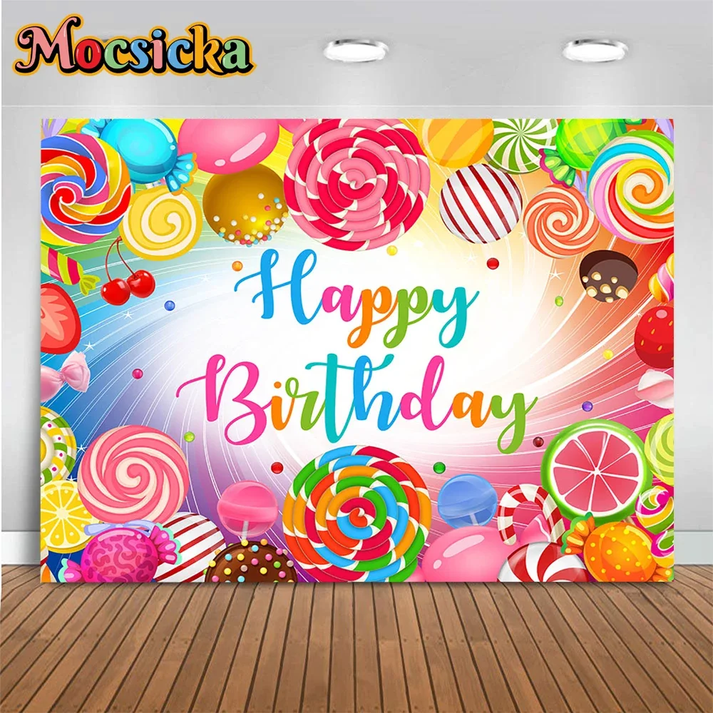 Фон для фотосъемки с изображением сладостей