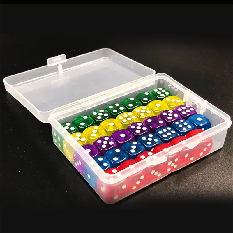 

4 Pieces 9*6.5*3cm PP Storage Dice Box For Token Board games Accessories Container Case Portable Holder Card Boxes