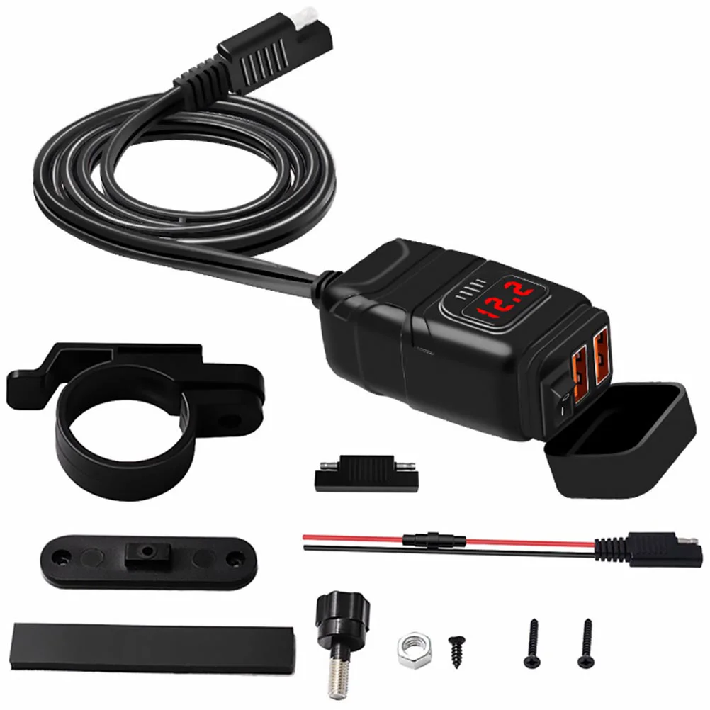 

Charging Port Waterproof Motorcycle USB Motorbike Fast Accessories Bikes