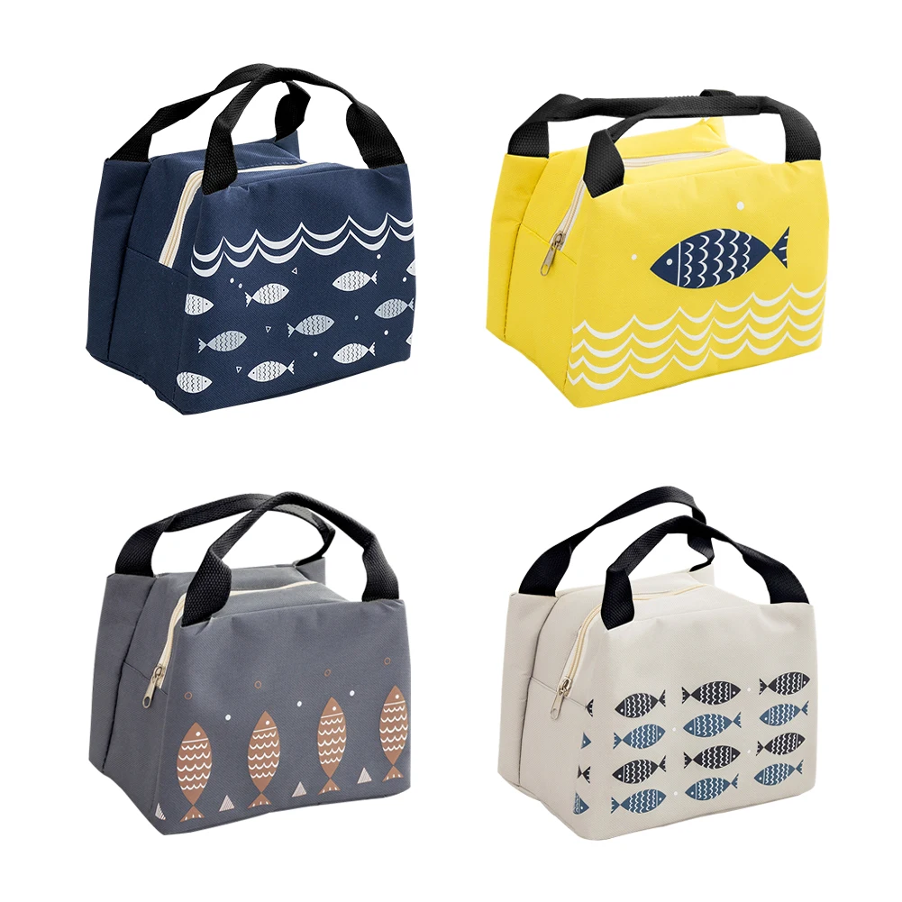 

Waterproof Lunch Bag Thermal Portable Insulated Cartoon Fish Food Picnic Storage for Outdoor Lunch Food Accessories