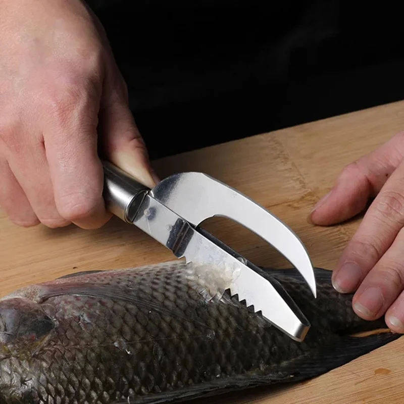 

Stainless Steel Thickened Fish Belly Knife Fish Scale Knife Fish Scale Planer Fish Killing Knife Slaughtering Fish Knife