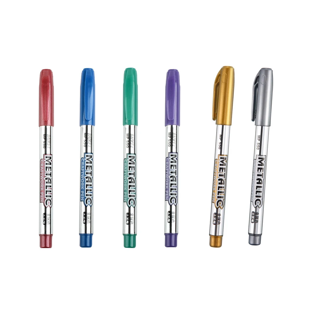 

Акриловые маркеры для рисования, золотистые и Серебристые для изготовления открыток, свадебные принадлежности