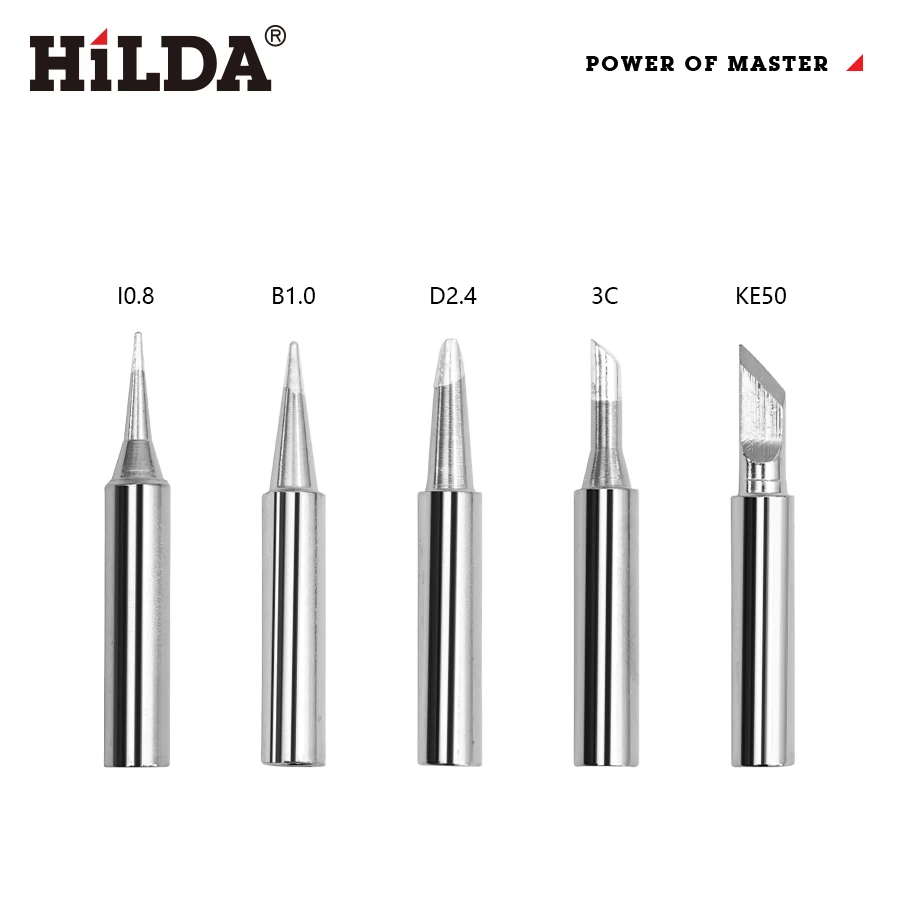 Электрический паяльник HILDA 80 Вт ЖК-дисплей регулируемая температура 220 В