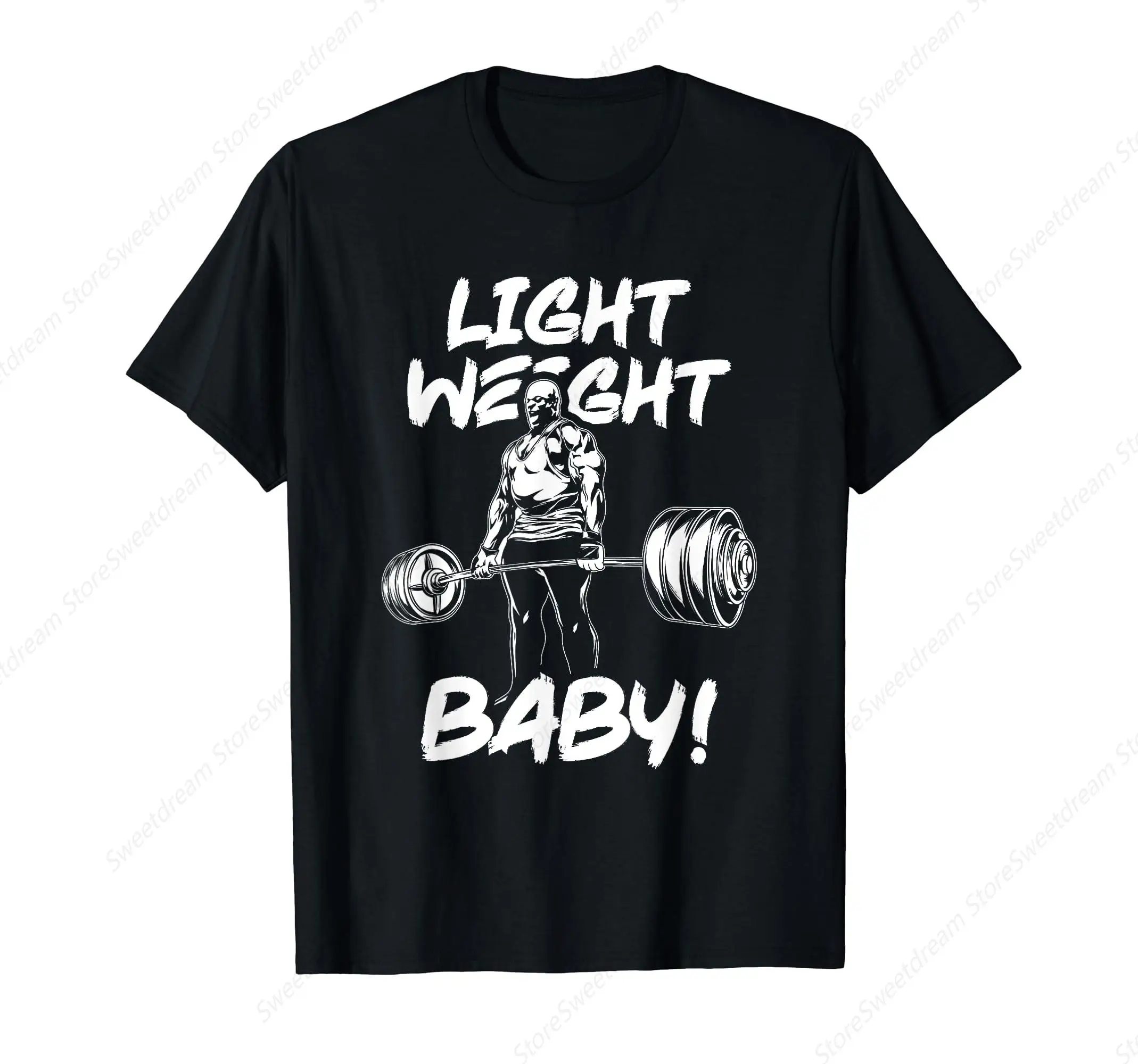 Yeah Buddy-Ronniee Coleman Barbell Row-Мотивационная футболка для спортзала хлопковая с круглым