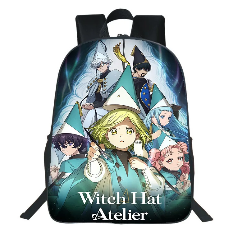 Фото Рюкзак для школьников Witch Hat Atelier Magic Workshop, новый, легкий, с 3D-печатью, для мальчиков и девочек №1