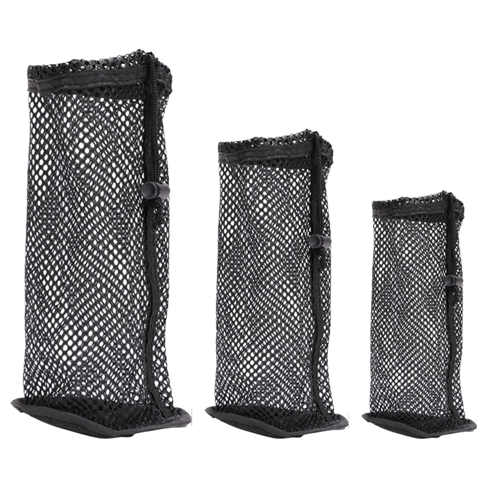 

Black Mesh Storage Bag Shopping Bag Golf Bag Fascicular Orifice Net Bag Multiple Specifications Can Be Reused Underwear Storage