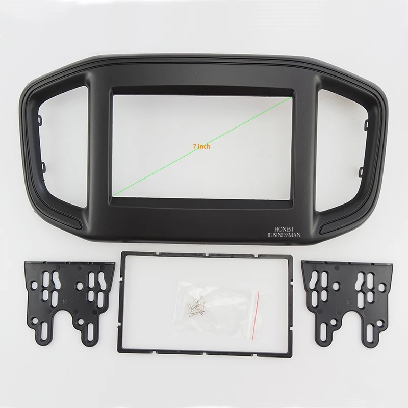 

2DIN Audio Frame Radio Fascia panel is suitable for 2021 FIAT STRADA Install Facia Console Bezel Adapter Plate Trim Cover