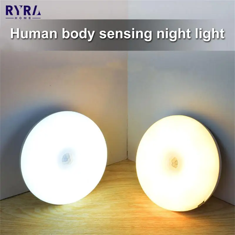 

Автоматическая Беспроводная интеллектуальная Индукционная лампа для человеческого тела, светодиодный ночсветильник с зарядкой, светильн...