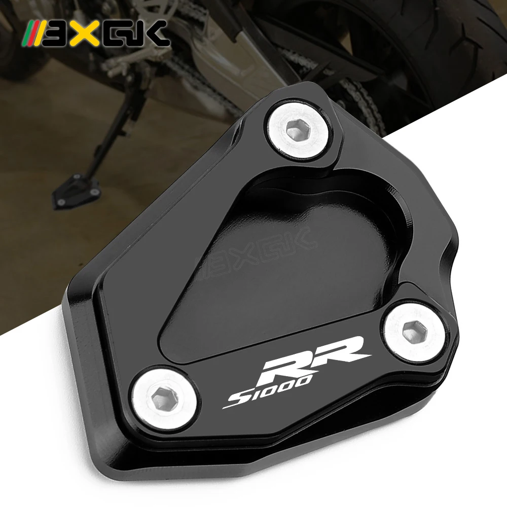 

For BMW S1000RR S 1000RR S1000 RR 2009-2022 Motorcycle Accessories Kickstand Support Plate Foot Side Stand Enlarge Extension Pad