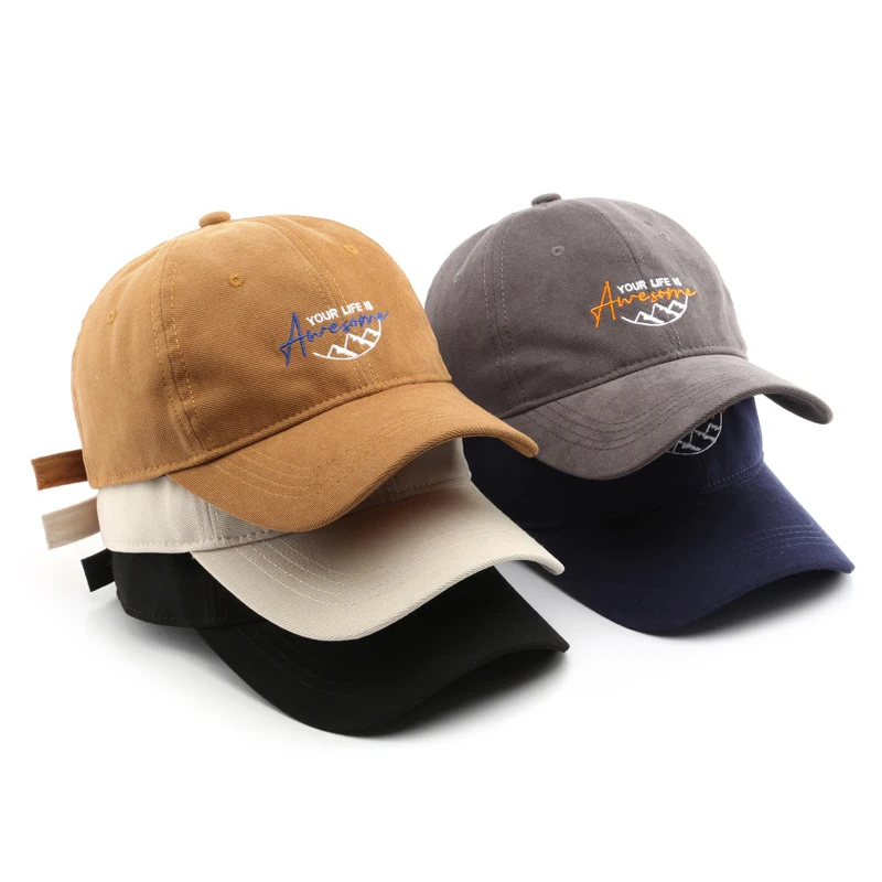 

New Fashion Cotton Baseball Cap for Women and Men Casual Hip Hop Snapback Hat Summer Sun Visors Caps Embroidered Dad Hats Unisex