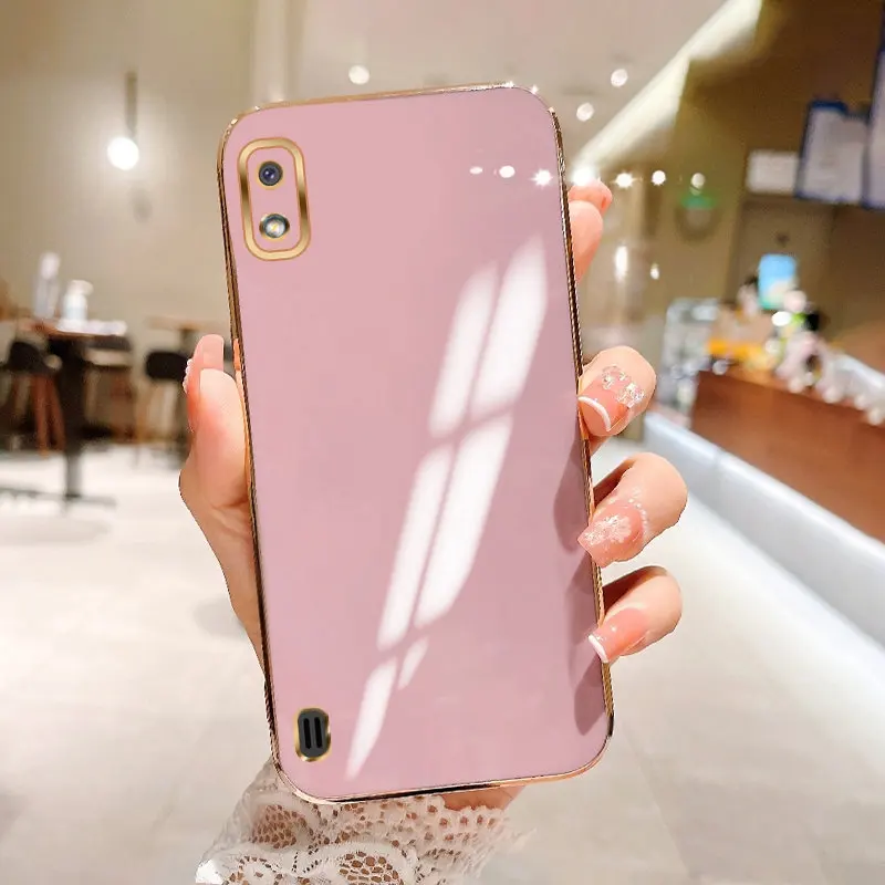 Для Samsung Galaxy A10 A105F Чехол 6D Покрытие Силиконовый ТПУ Бампер Задняя крышка