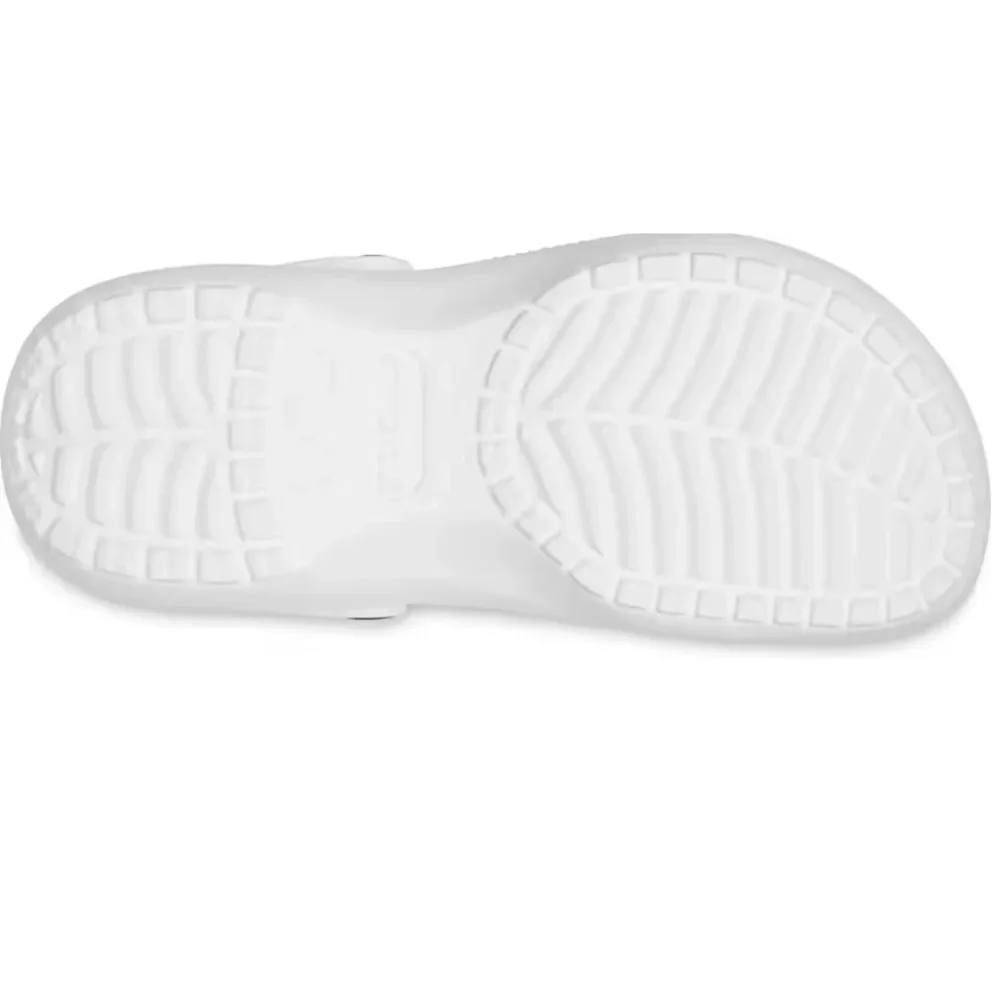 Женские классические туфли Crocs на платформе с мехом 206750