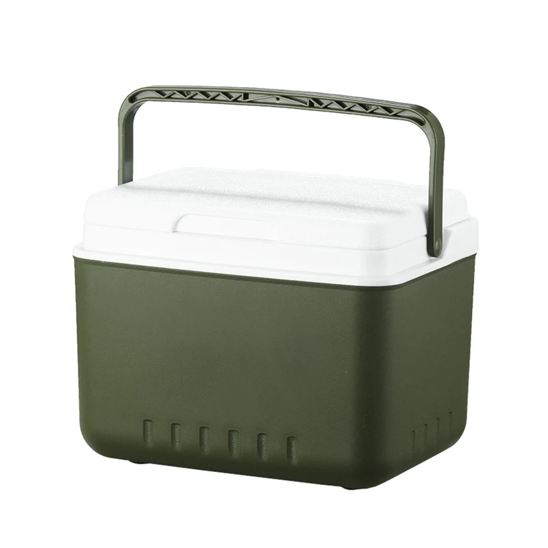 

F2TC 6L Outdoor Incubator Portable Food Storage Box Car Cold Ice Fishing Box Cooler Mini Fridge for Home Camping Traveling