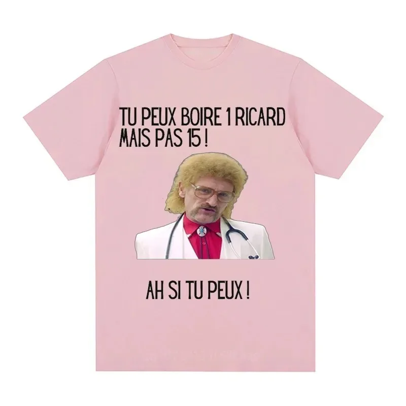 Мужская Хлопковая Футболка С Забавным Дизайном Drink Ricard Классический Топ
