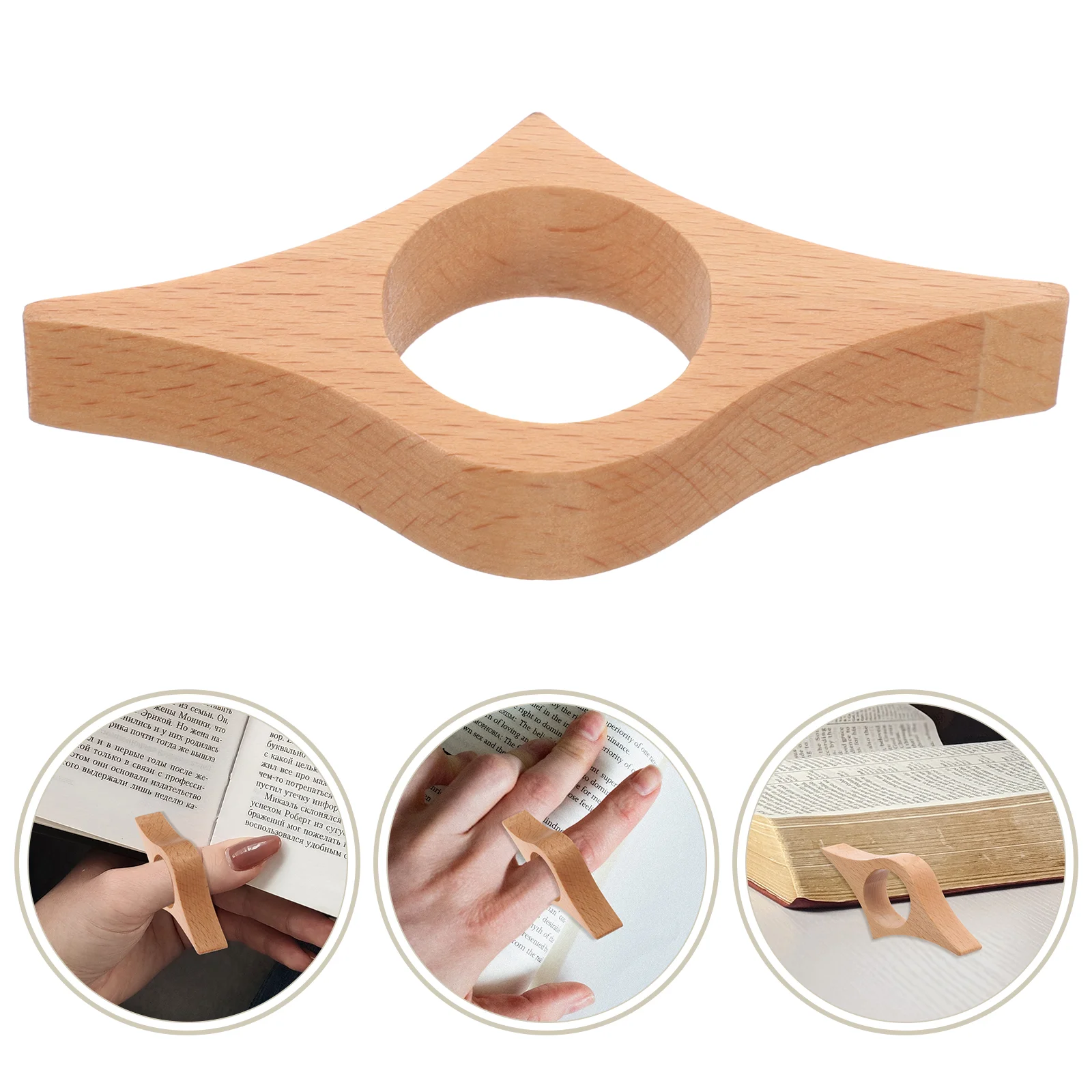 

Book Stand Page Spreader Lovers Gifts Reading Supply Crafts Thumb Holder Multi-function