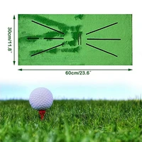 home swing detection durable thicken hitting mat golf training mat batting golf practice aid game training
