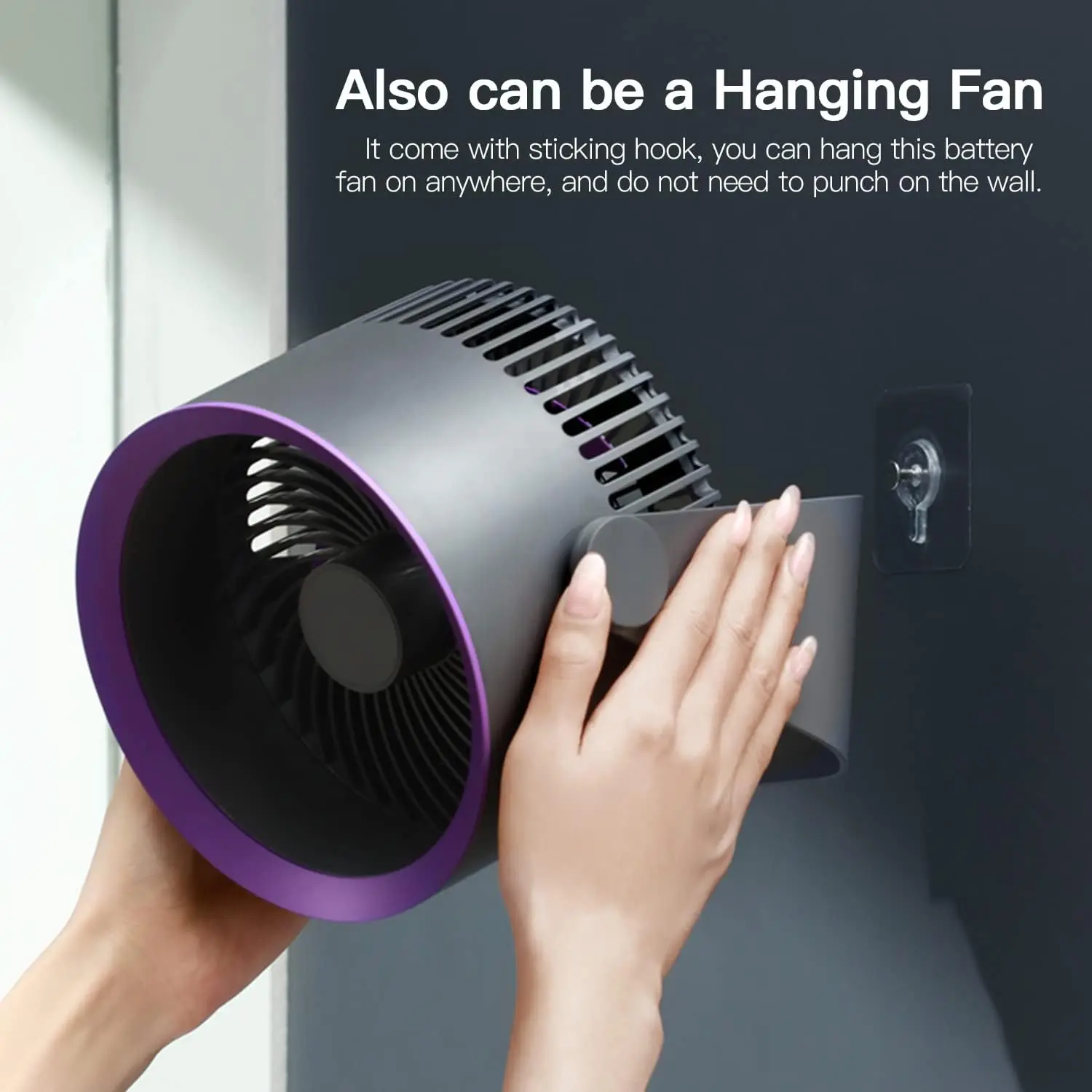 

Wall-mounted And Desktop Fan Portable Mini Wireless Air Cooler Fan USB Rechargeable 4000mAh Mute Home Air Circulation Fans