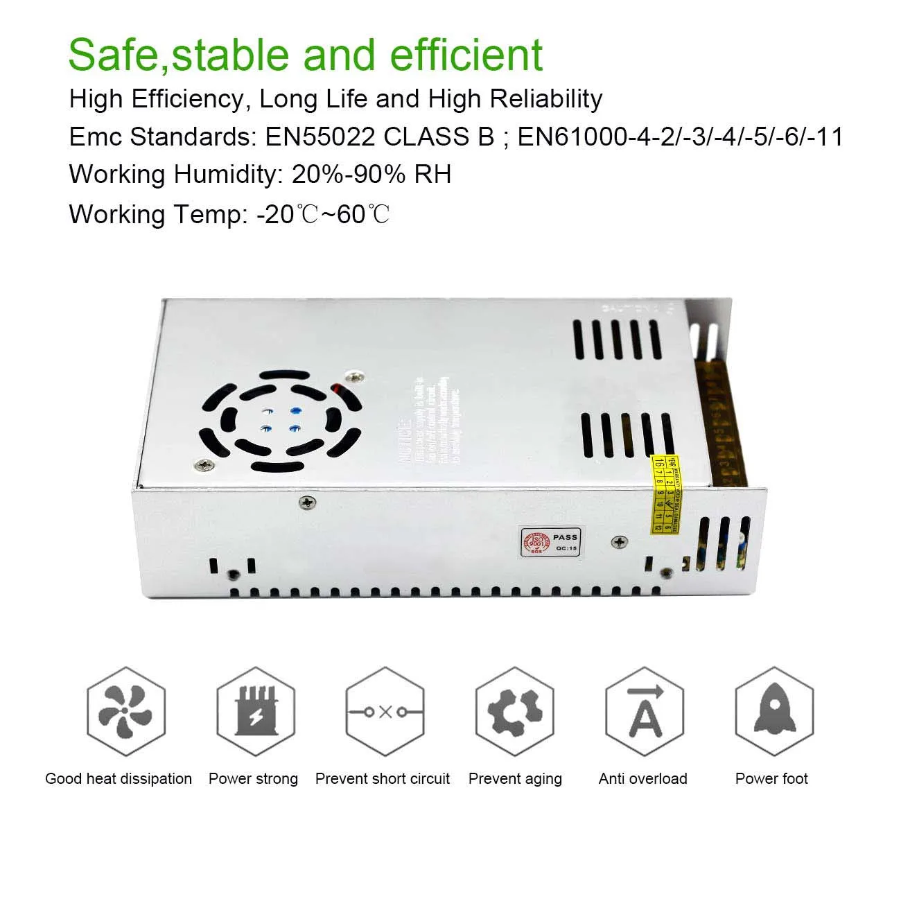 Трансформатор для освещения 240-В переменного тока в 12 светодиодный постоянного