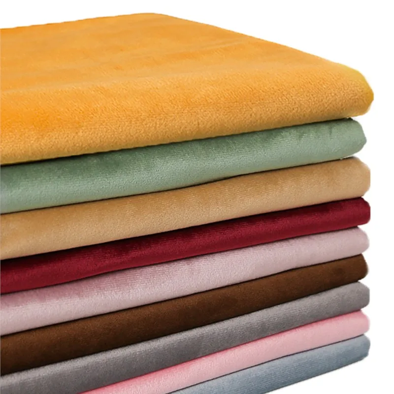 Толстая Золотая Бархатная ткань плюшевая диванная подушка занавеска тканевая