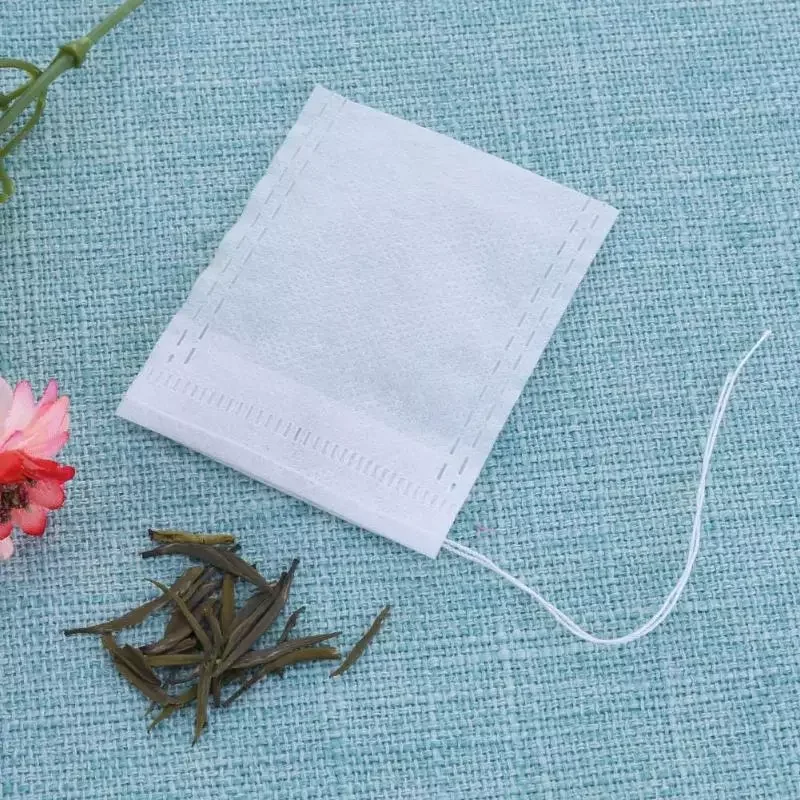 

100Pcs/Lot Teabags 7x9/6x8/5.5 x 7cm Empty Scented Tea Bags Food Grade Non-woven Fabric Spice Filters kitchen accessories