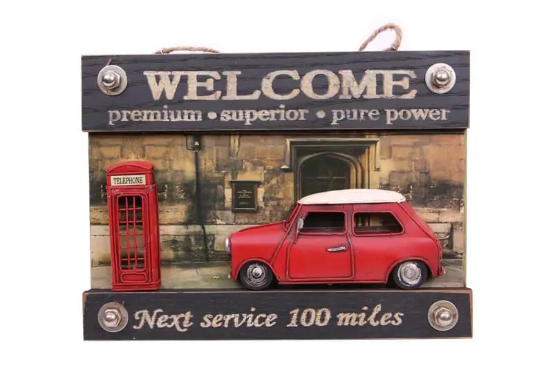

Decorative Metal Door Lettering Car and Phone Box Decorated