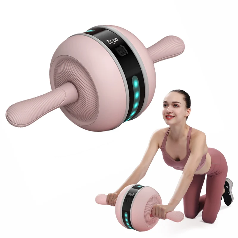 

Ab Wheel Abdominal Roller Abs Workout Equipment for Abdominal & Core Strength Training Exercise Wheels for Home Gym Fitness