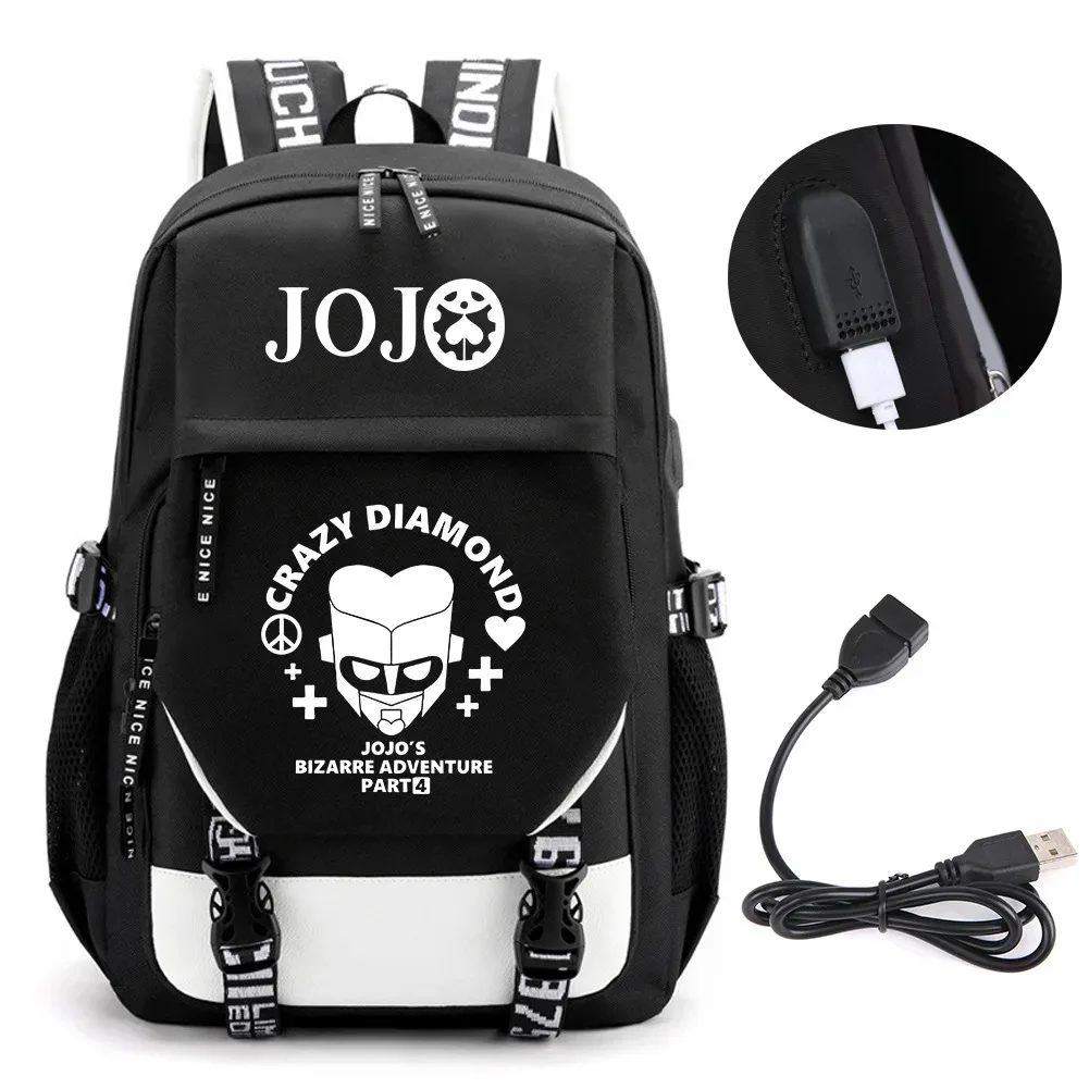 Аниме JOJO Jonathan Joes Killer Golden Experience Рюкзак Школьные сумки Mochila Дорожная сумка с
