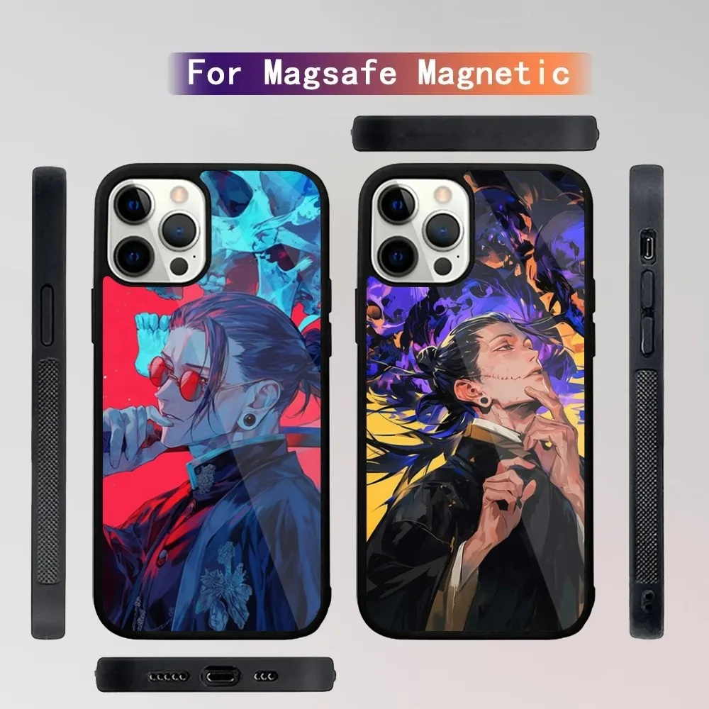 Чехол для телефона Suguru GetoS iPhone 15 14 13 12 11 Plus Pro Max Mini Magsafe с магнитной беспроводной