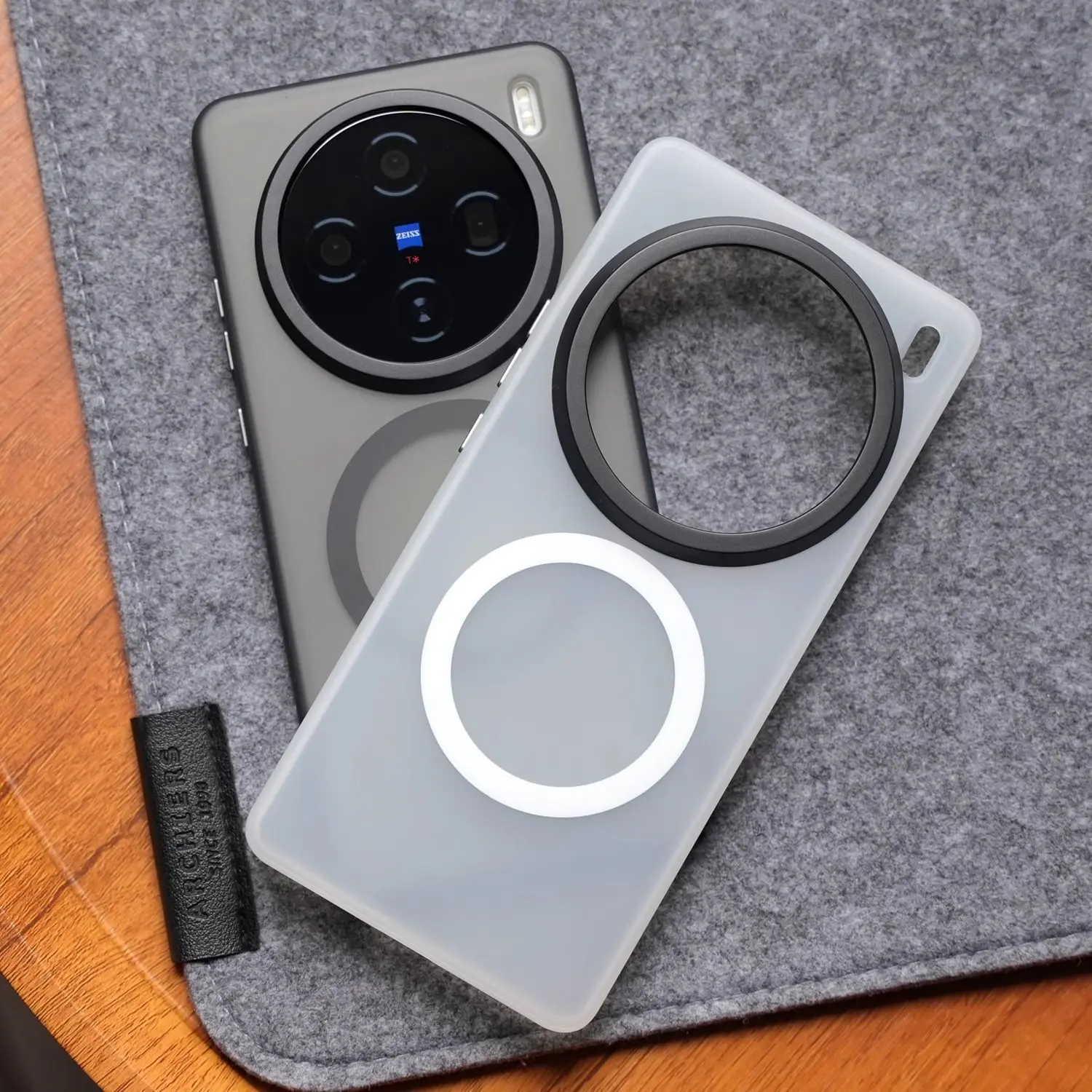 Чехол для VIVO X200 Ultra X200S модный матовый прозрачный магнитный акриловый чехол с