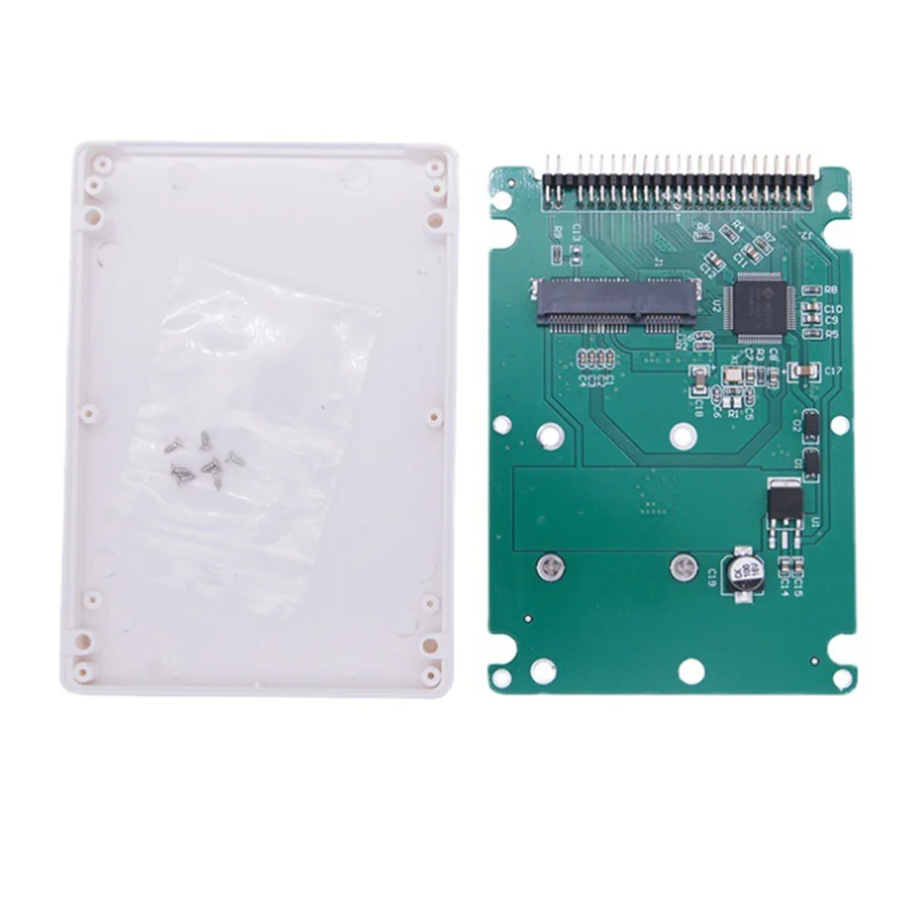 44PIN MSATA на 2 5-дюймовый IDE HDD SSD в PATA адаптер-конвертер с чехлом 10X7X0 9 см