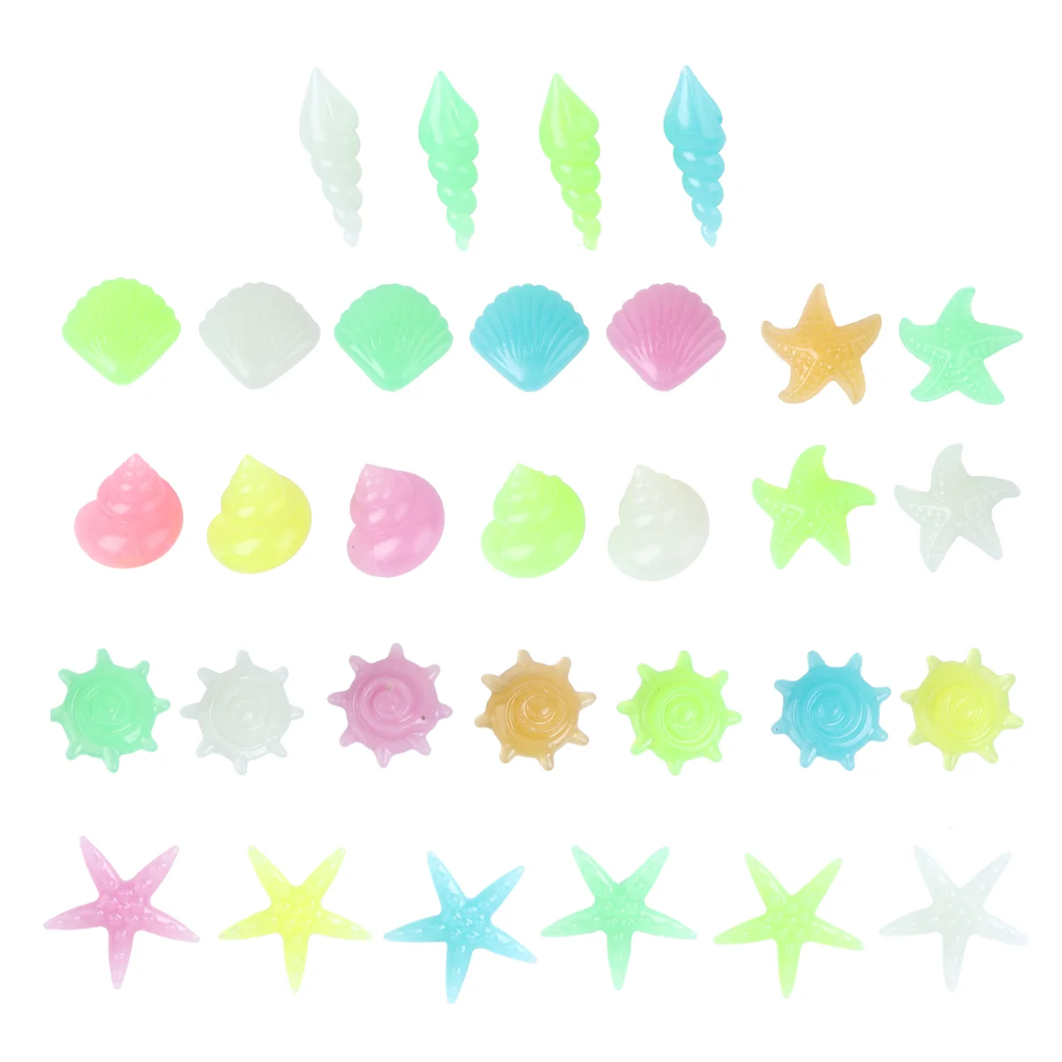 

70 pcs Luminous Gravels Decor Rocks Fish Tank Gravel Decorative Pebbles Fish Tank Decorations Fish Tank Rocks