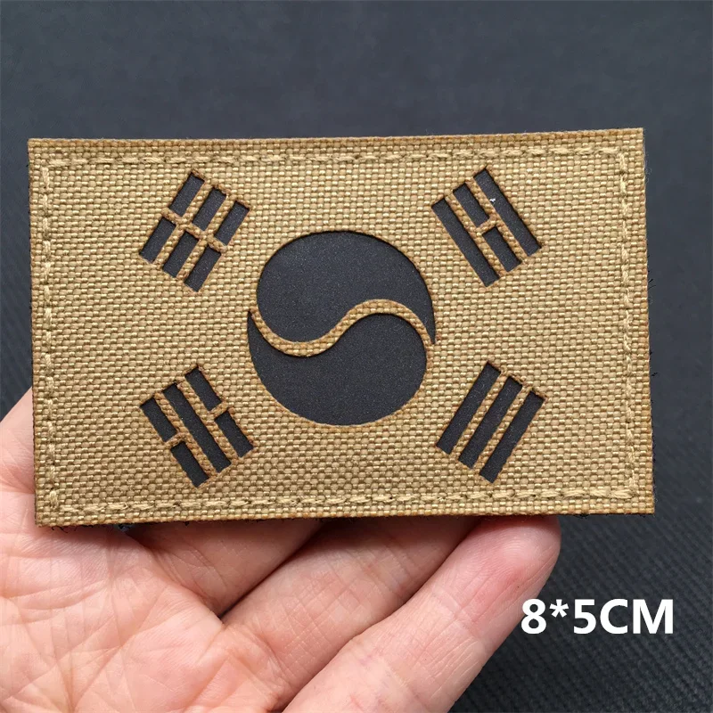 Нашивки с национальными флагами ИК-светоотражающие тактические нашивки на