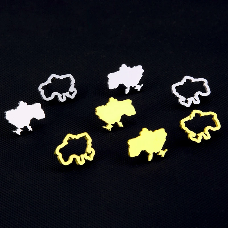 Модные серьги-подвески с украинскими картами для женщин и девушек украшение из