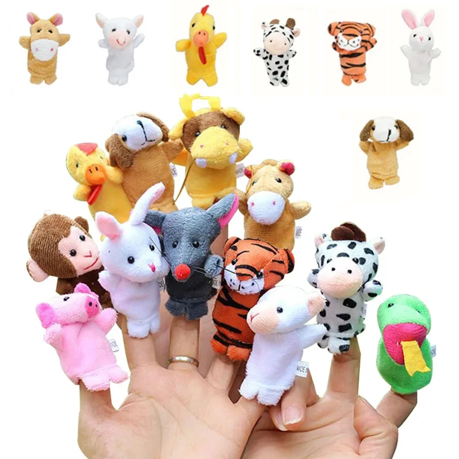 6/10 шт. плюшевые куклы на палец
