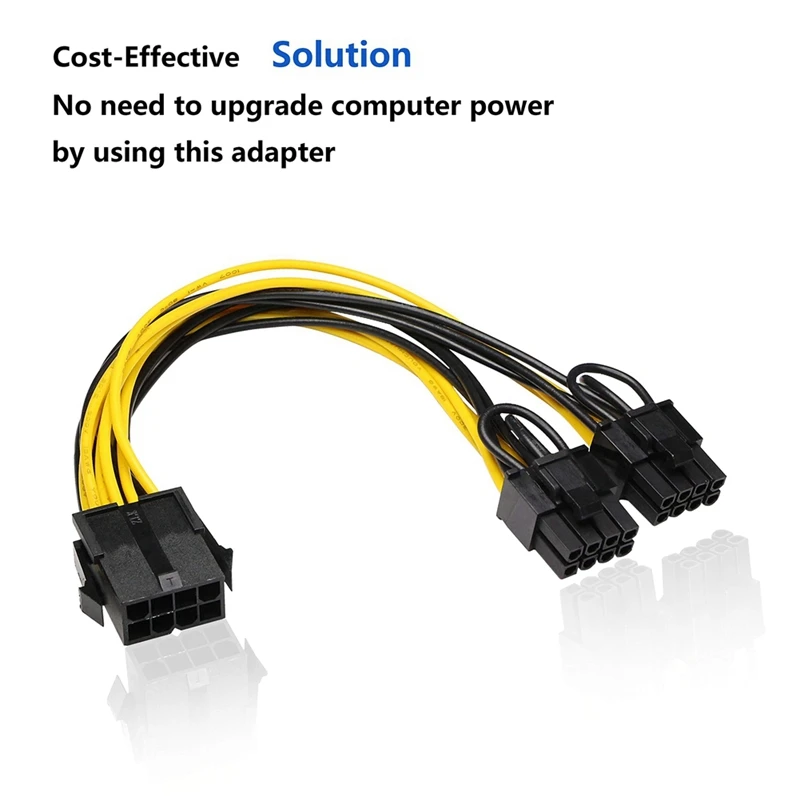 5 шт./упаковка кабель питания для процессора 8 Pin-2x8 Pin (6 + 2)