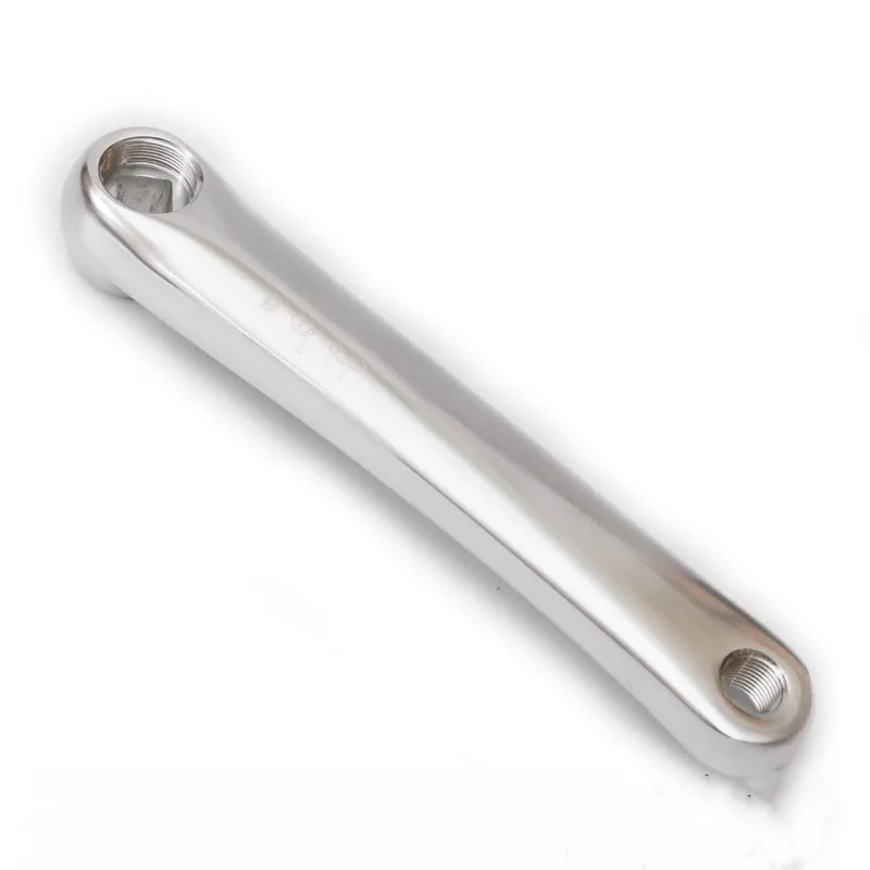 Складной велосипедный шатун полированный серебристый для Brompton cline tline BCD 130 170 мм