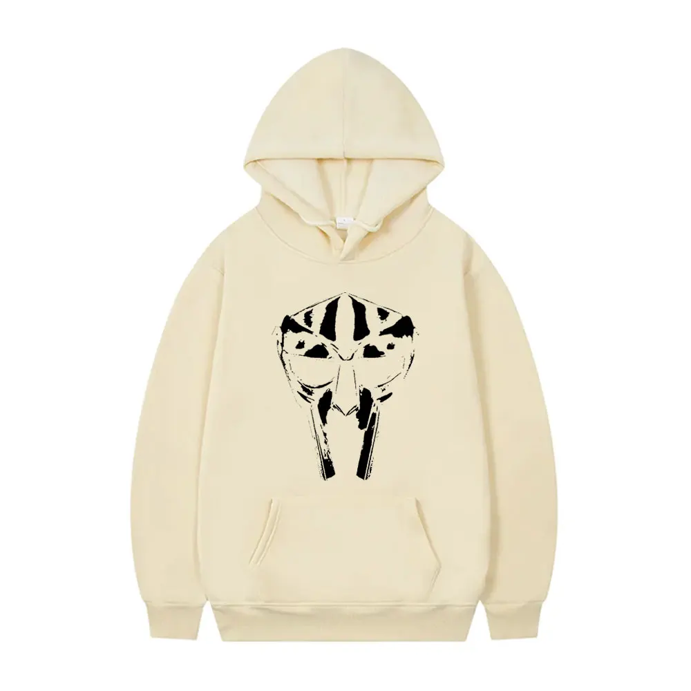 Лимитированная толстовка с изображением рэпера Mf Doom металлической маской и