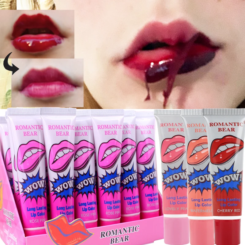 

Amazing 6 Colors Peel Off Liquid Lipstick Waterproof Long Lasting Lip Gloss Tear Off Makeup Tattoo Lip Gloss Lip Tint Cosmetic