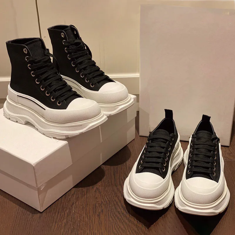 

Кроссовки Mcqueen женские на высокой платформе, повседневные холщовые кеды, на платформе