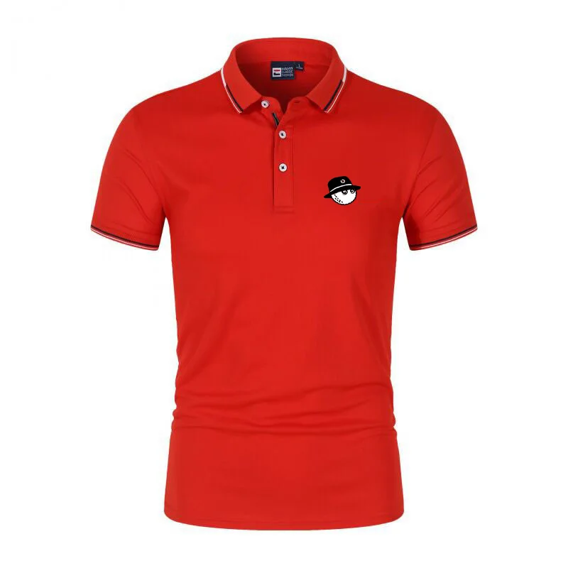 Embroidered LOGO Summer New Men's Golf Shirt Fashion Breathable Casual Top Men's Polo Shirt Short Sleeve T-shirt Golf Polo
