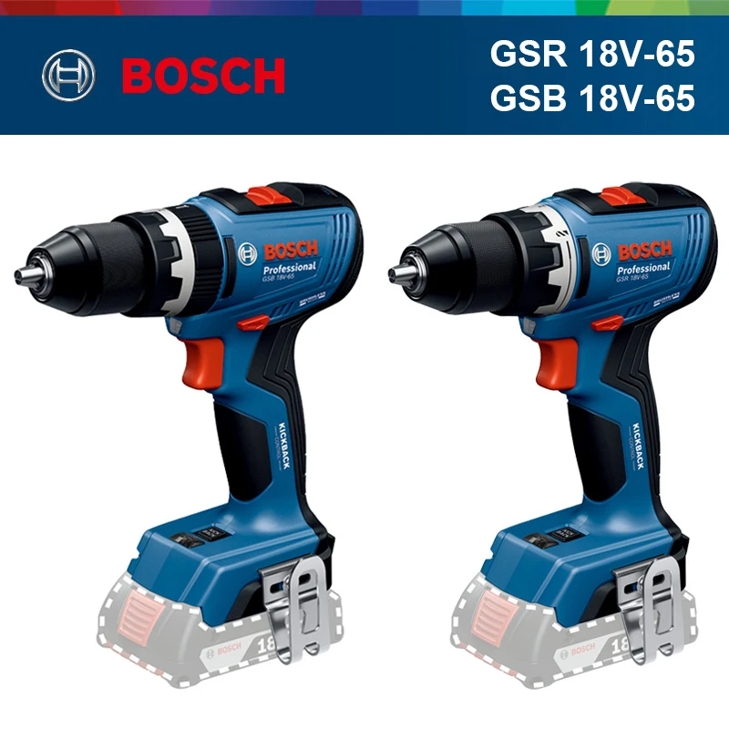 

BOSCH GSR 18V-65 Бесщеточная аккумуляторная дрель/шуруповерт