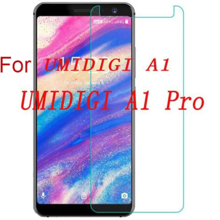 Закаленное стекло на переднюю панель 2 5d для umidigi a1 pro защитная пленка 9-часовая