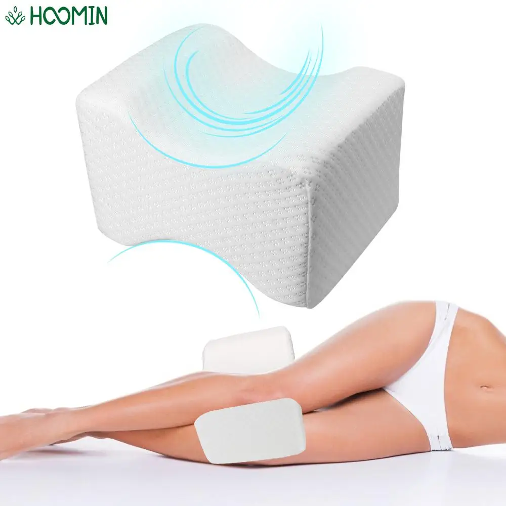 

For Orthopedic Sciatica Back Leg Hip Memory Foam Knee Pillow Back Support for Side Sleepers Align Spine Pregnancy Body Pillows