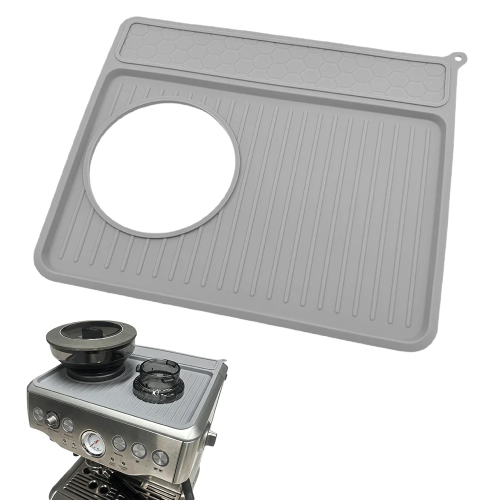 Фото Силиконовый коврик для темперовки кофе для кофемашин Breville 870, 870XL, 880 с надежным креплением для предотвращения смещения во время темперовки №3