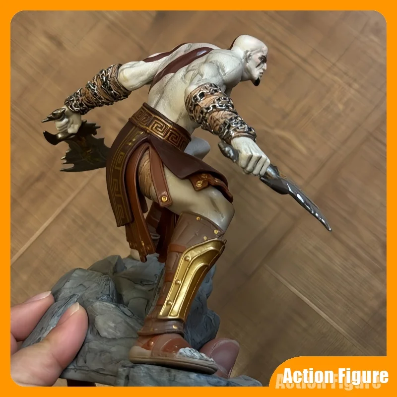 Фото Фигурка Кратоса из игры God of War, 18 см, ПВХ, подвижная, коллекционная, Статуэтка Кратоса из Ghost of Sparta, декоративные украшения, модель, игрушка №4