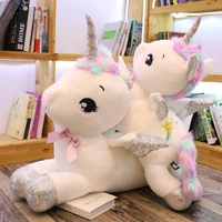 stuffed animal baby dolls kawaii cartoon rainbow unicorn plush toys kids present toys children baby birthday gift